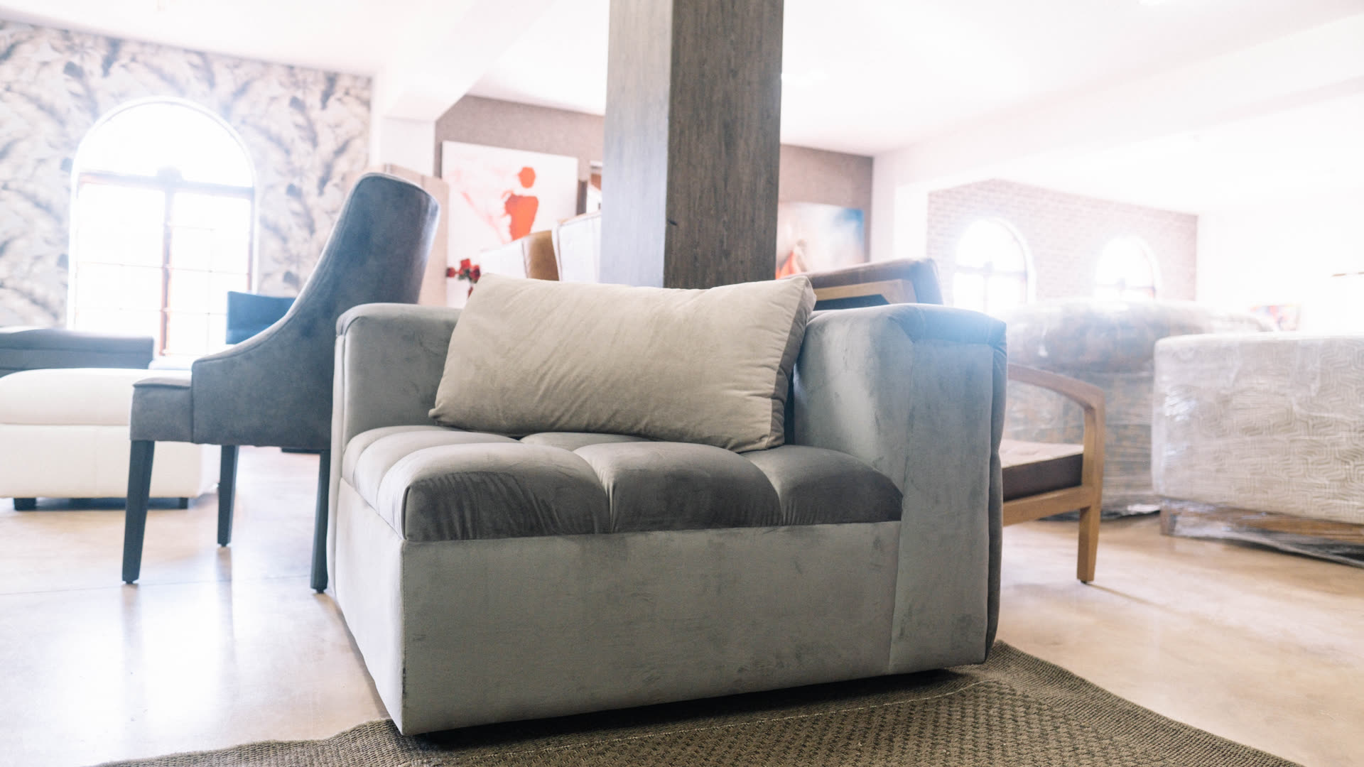 D3 finished upholstered chair