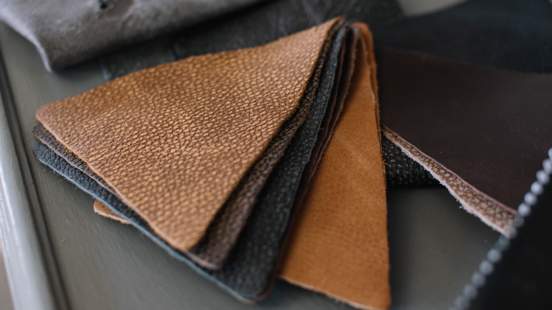 D3 leather material samples