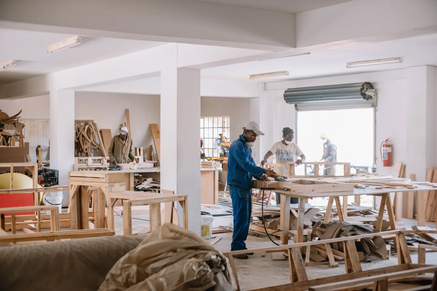 D3 workshop and furniture manufacturing process