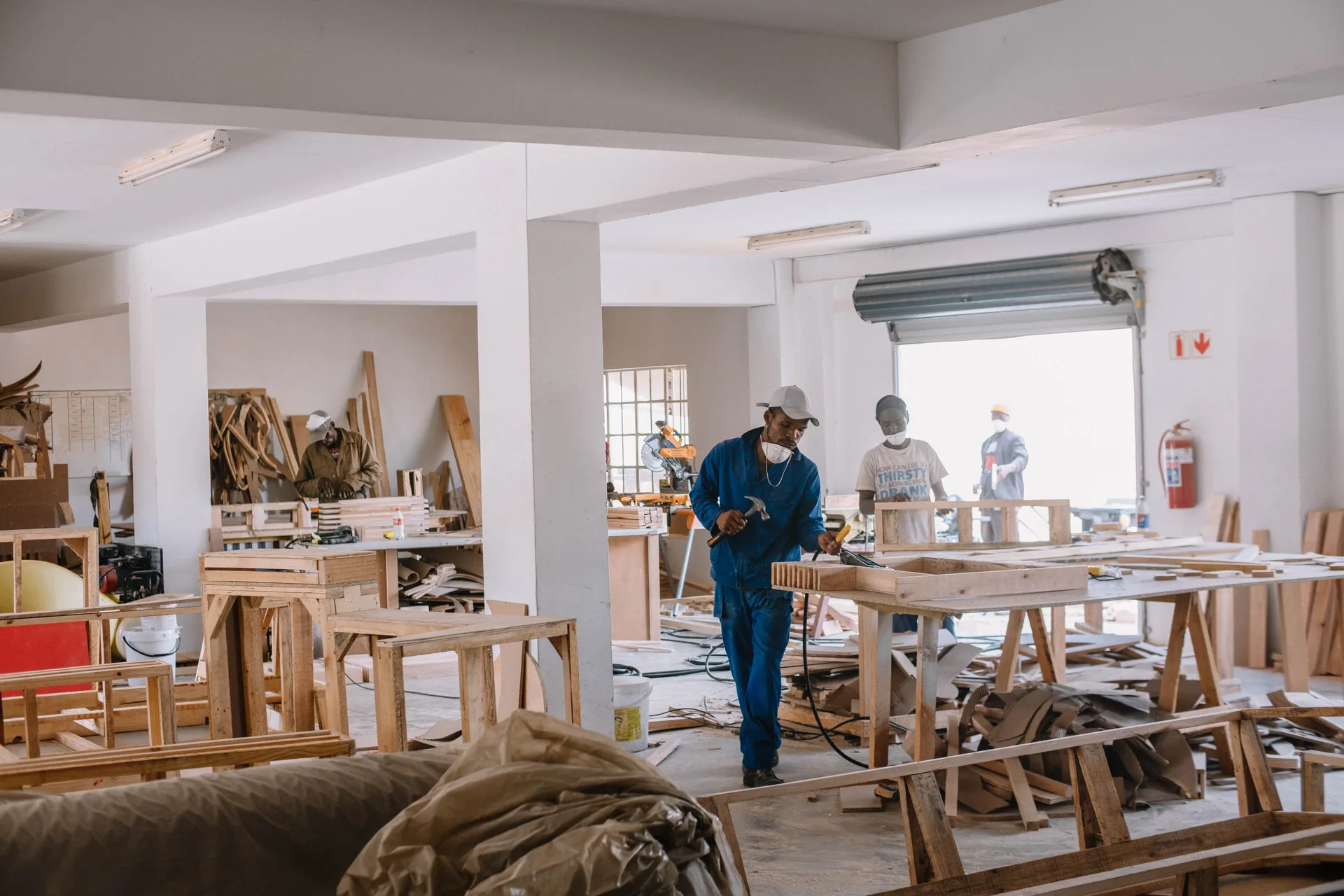 D3 workshop and furniture manufacturing environment