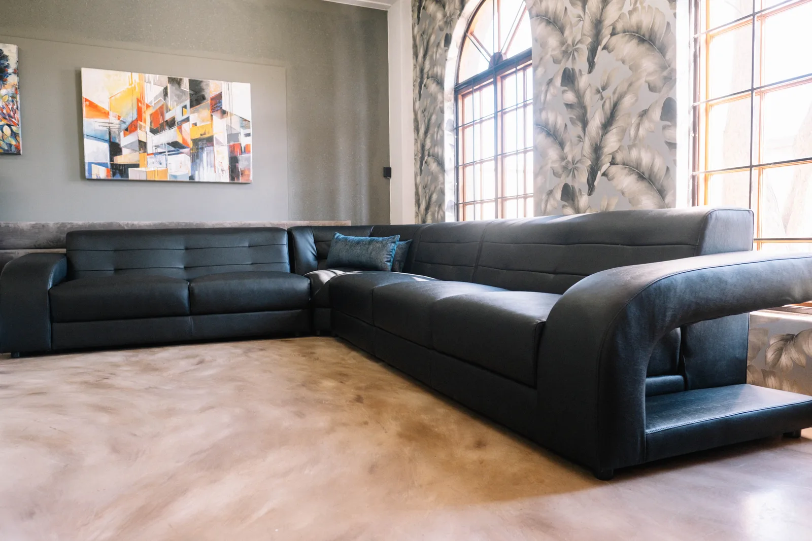 D3 sectional lounge suite in a completed room