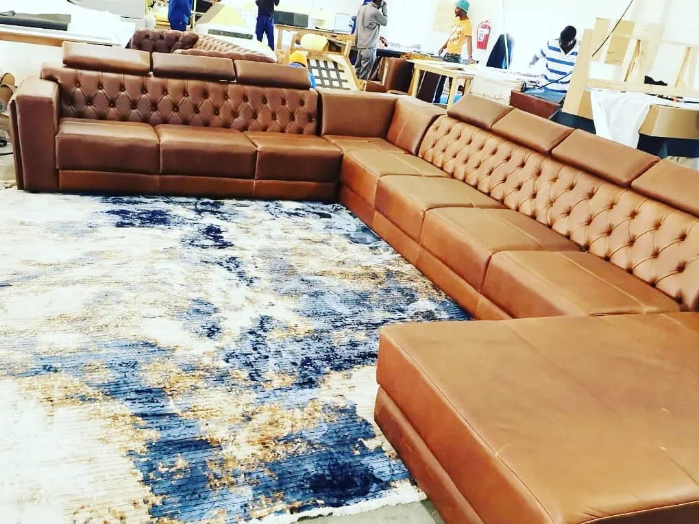 Beverly Sofa Genuine Leather 9 seater