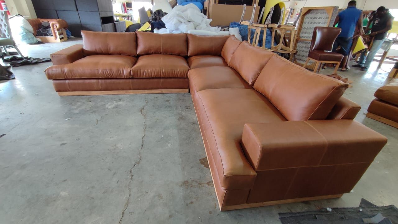 Leather sofa
